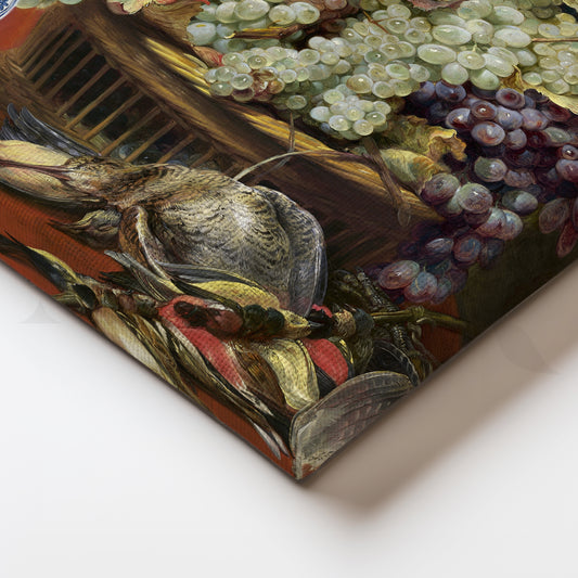 Vintage Fruit Harvest Canvas Artwork for Dining Room