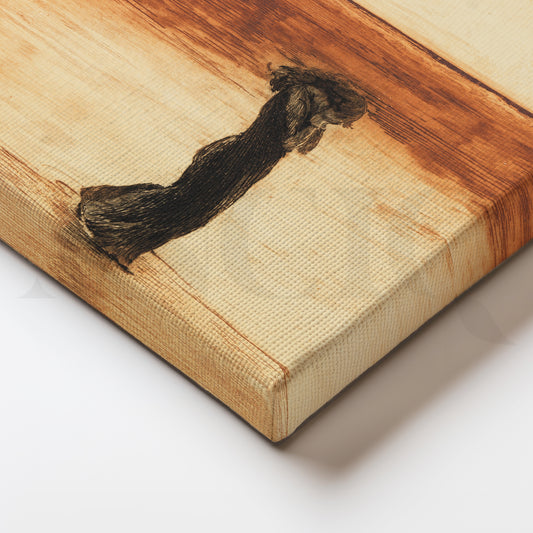 Solitary Shore at Dusk Canvas Painting for Bedroom