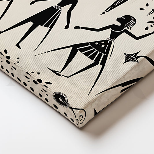 Tribal Sisterhood Canvas Artwork for Bedroom