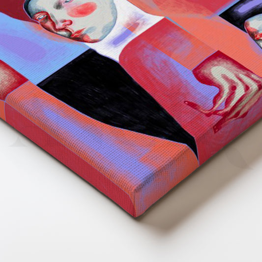 Dual Reverie Canvas Painting for Modern Living Room & Creative Studios