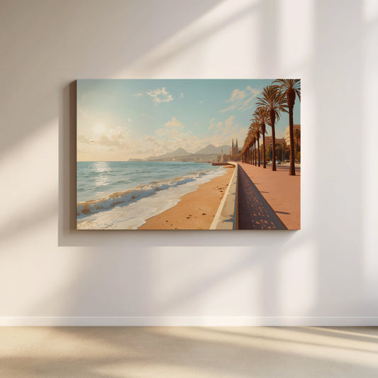 anciq-golden-palm-promenade-canvas-painting-for-living-room