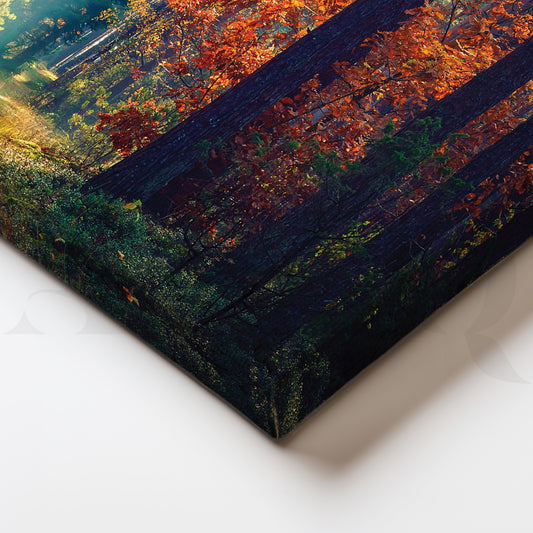 The Majestic Redwoods Canvas Wall Painting
