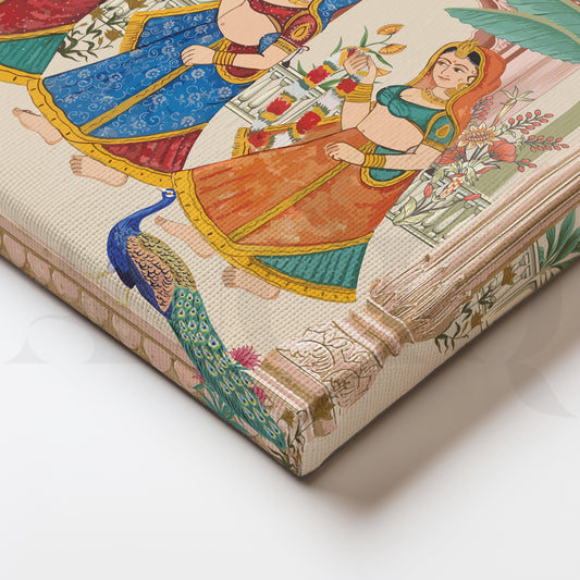 Graceful Harmony - Cultural Celebration Canvas Print