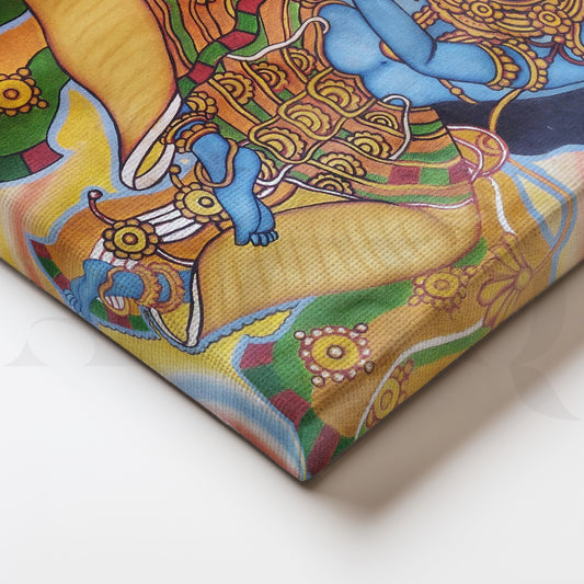 Krishna and Radha Musical Painting