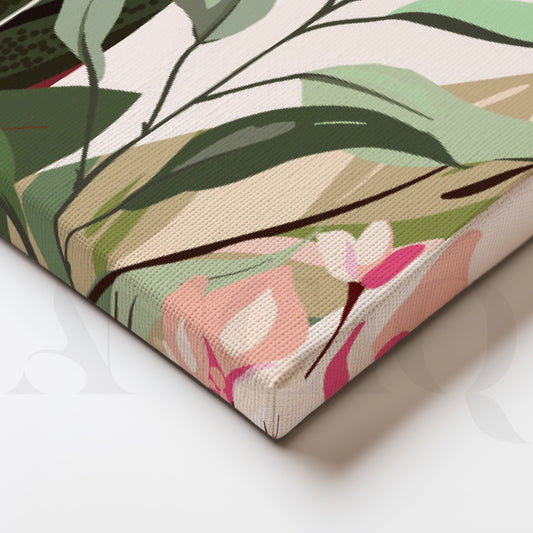 Peony Whispers Canvas Wall Painting