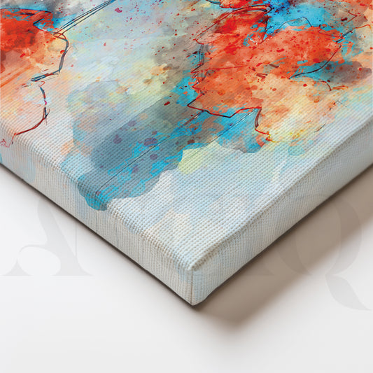 Morning Glory Awakening Canvas Wall Painting