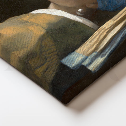 Girl with a Pearl Earring Canvas Painting for Elegant Living Room