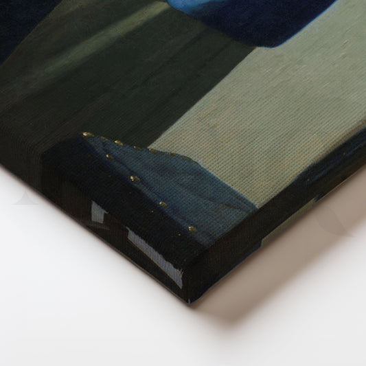 Woman in Blue Reading a Letter by Vermeer Canvas Painting for Bedroom & Study