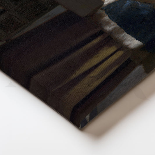 Woman Holding a Balance by Vermeer Canvas Painting for Bedroom & Dressing Room