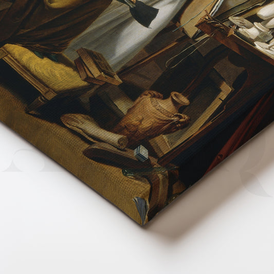 A Painter's Studio Canvas Wall Painting