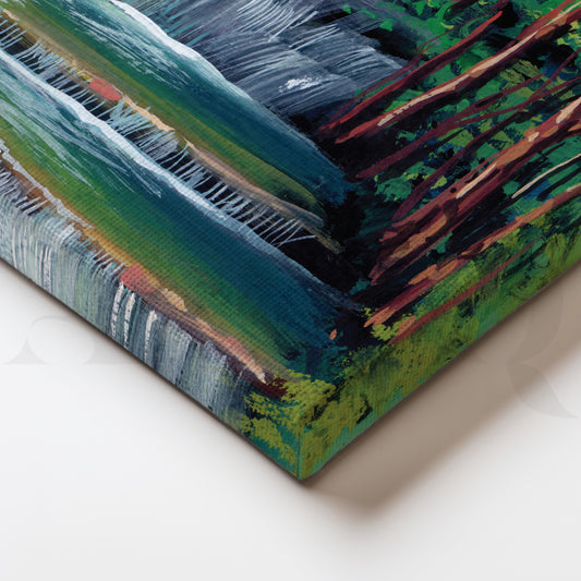 Tranquil Oasis Canvas Wall Painting