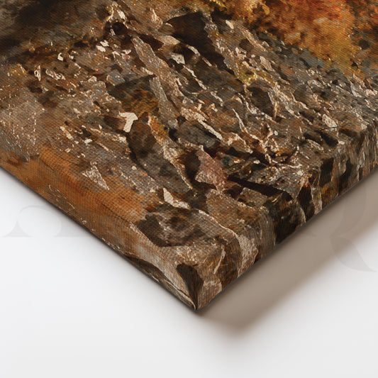 Serene Cascades Canvas Wall Painting