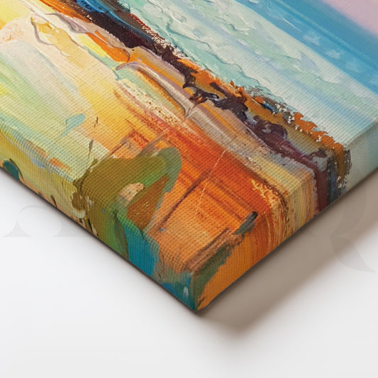 Tropical Paradise Canvas Wall Painting