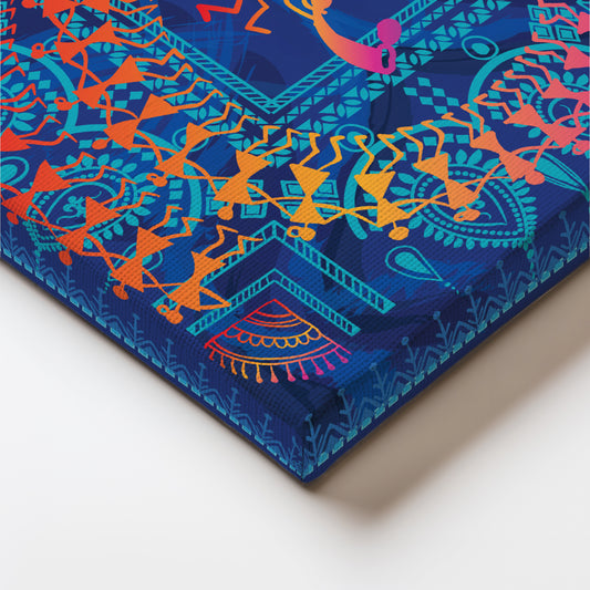 Tribal Expression Canvas Wall Painting