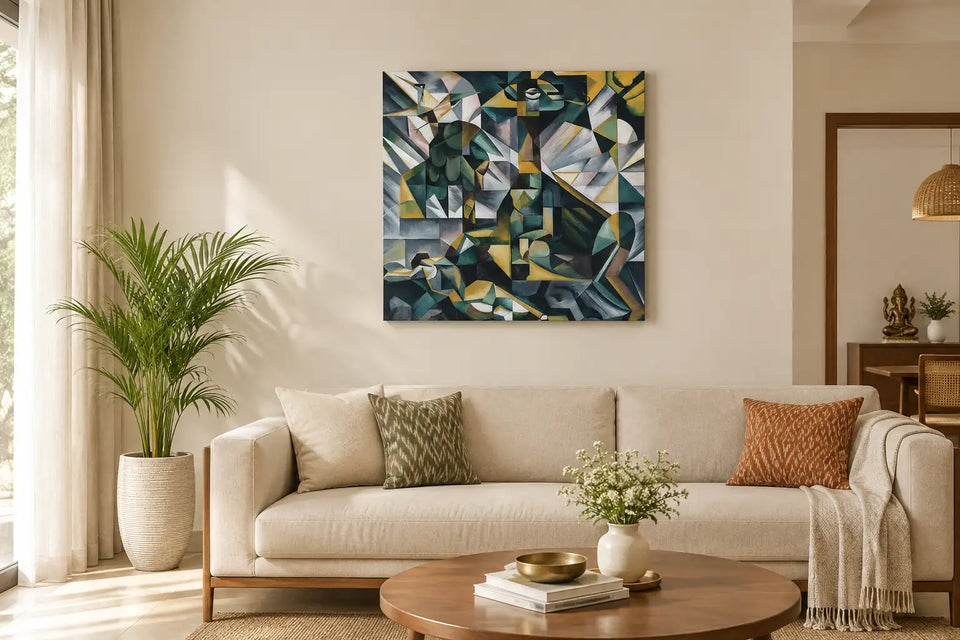 Abstract Wall Art Ideas for Modern Indian Homes