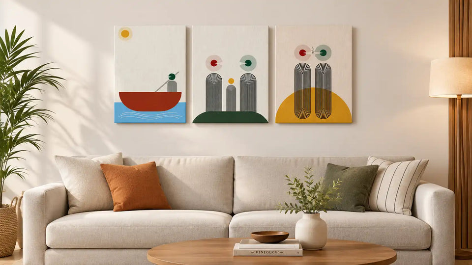Framed Gallery Wall Art Set in India