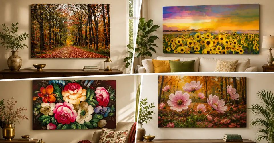 Floral wall art