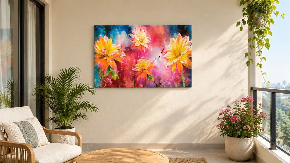 Floral Wall Art for Indian Homes