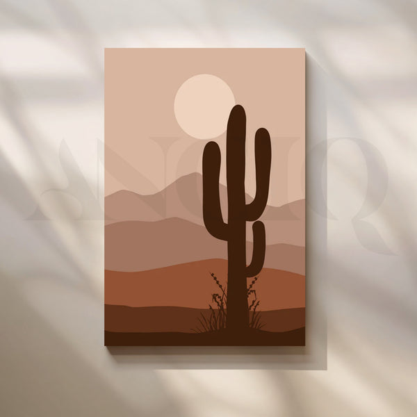 Desert Solace Canvas Painting for Southwestern Living Room