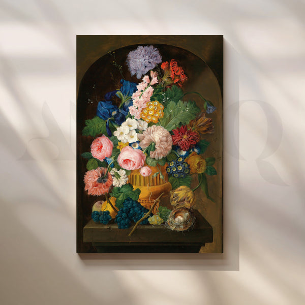 Blooming Still Life Canvas Artwork