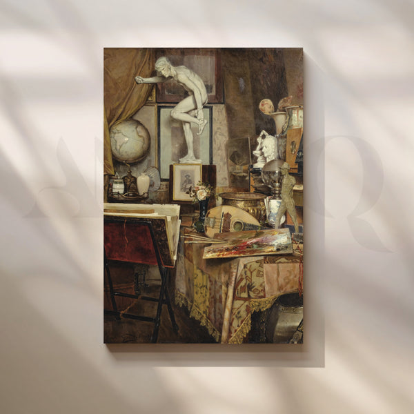 Artist’s Atelier Interior Canvas Artwork