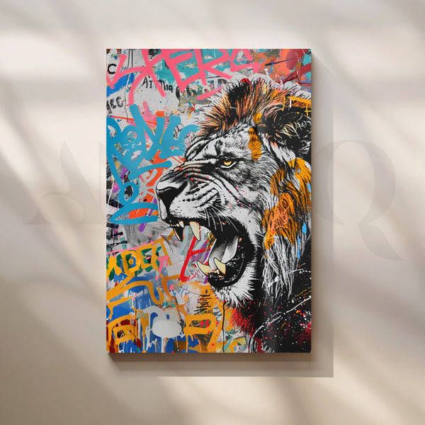 Urban Roar Canvas Artwork for Game Room