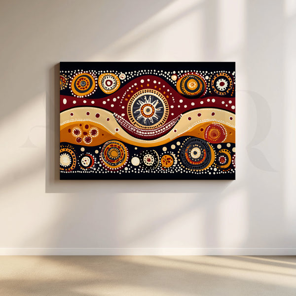 Solar Rhythms Canvas Artwork