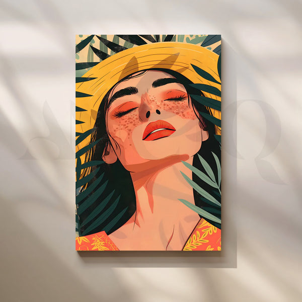 Tropical Daydream Canvas Painting for Living Room