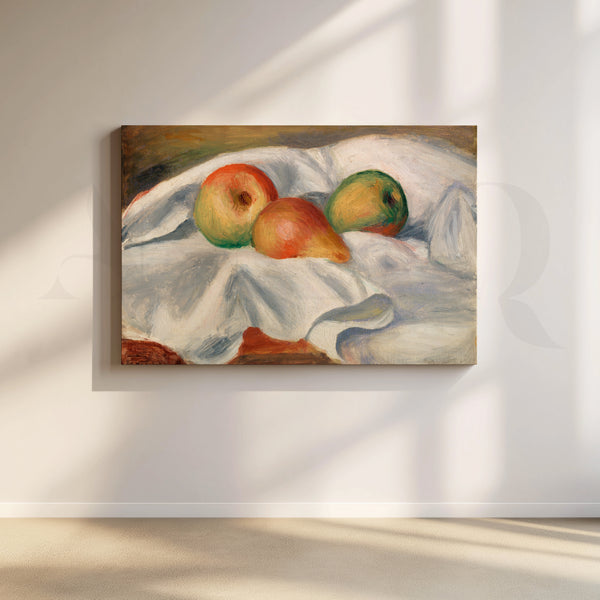 Apples and Pears Still Life’ Canvas Artwork
