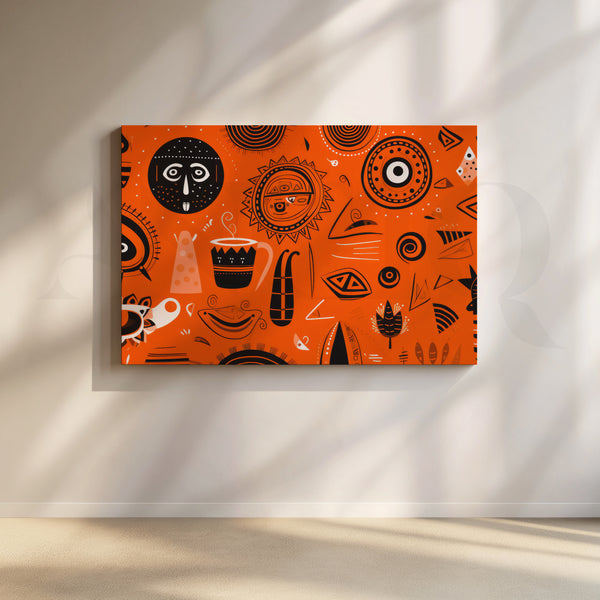 Tribal Totems Canvas Artwork