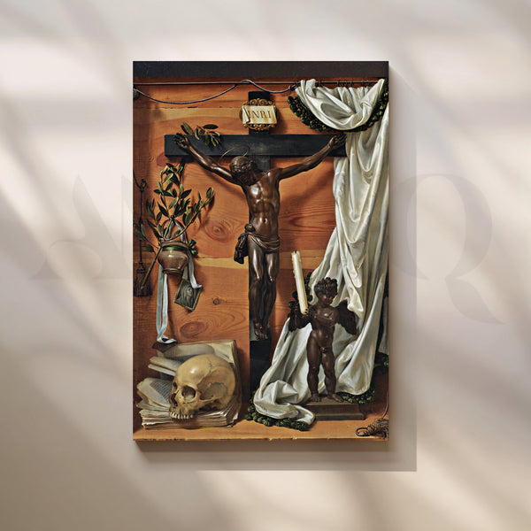 Crucifixion Symbolism Canvas Artwork