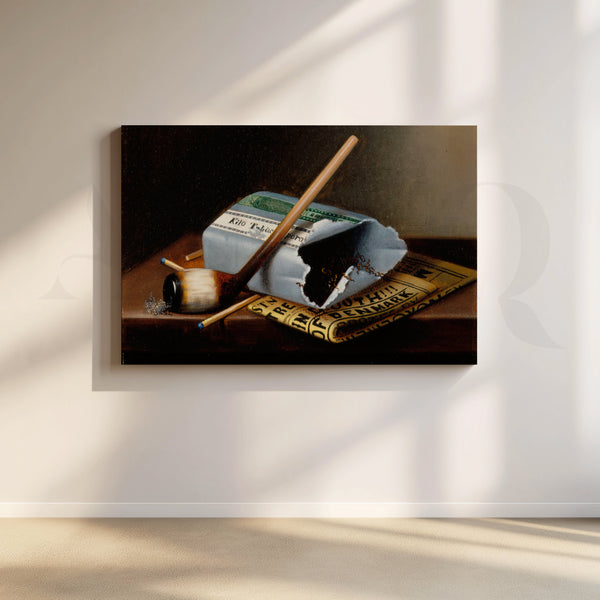 Tobacco Still Life Canvas Artwork