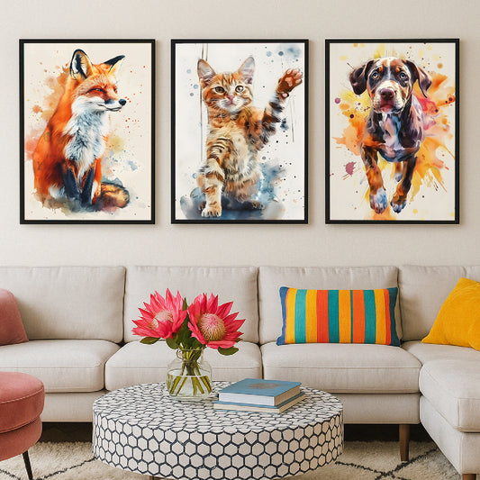 Playful Pets Gallery Walls