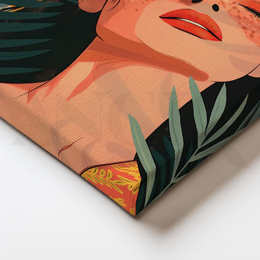 Tropical Daydream Canvas Painting for Living Room