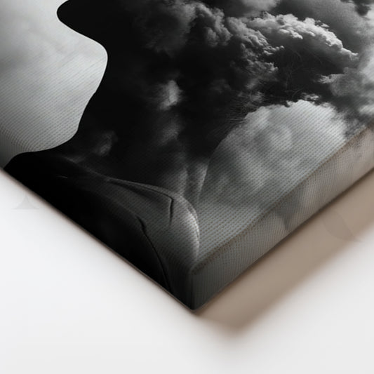Nimbus Reverie Canvas Painting for Modern Bedroom