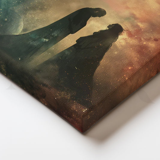 Cosmic Vow Canvas Painting for Bedroom