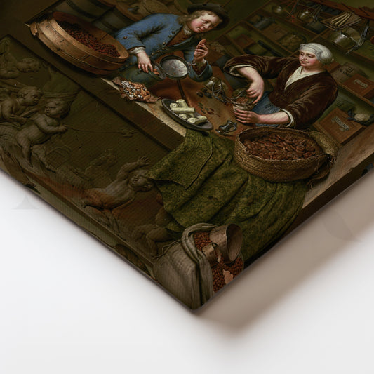 The Spice Traders Canvas Artwork for Dining Room