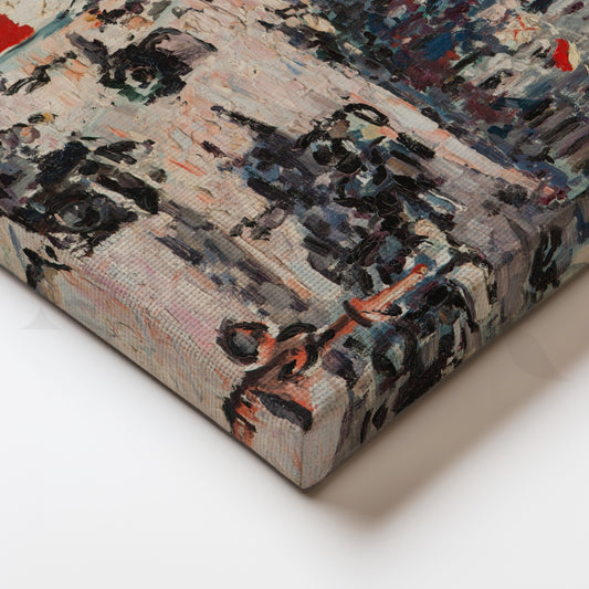 Flagged Avenue Canvas Painting for Living Rooms & Entryways