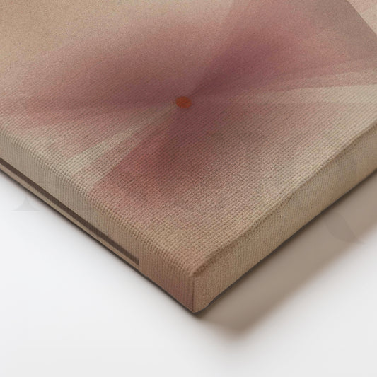 Rose Radiance Canvas Painting for Minimalist Entryway