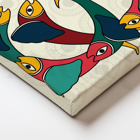 Harmony of Birds Canvas Artwork for Living Room