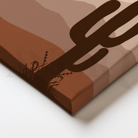 Desert Solace Canvas Painting for Southwestern Living Room