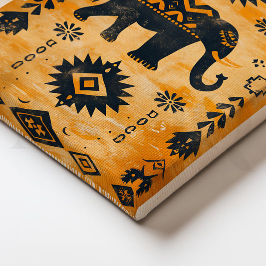 Majestic Elephant Canvas Artwork for Living Room