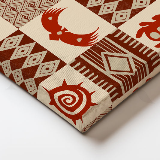 Sacred Symbols Canvas Artwork for Office Space