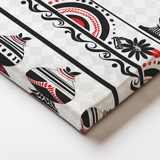 Earthen Heritage Canvas Artwork for Study Room