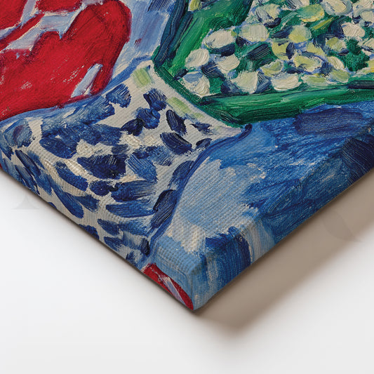 Lily Bloom Still Life Canvas Artwork for Living Room