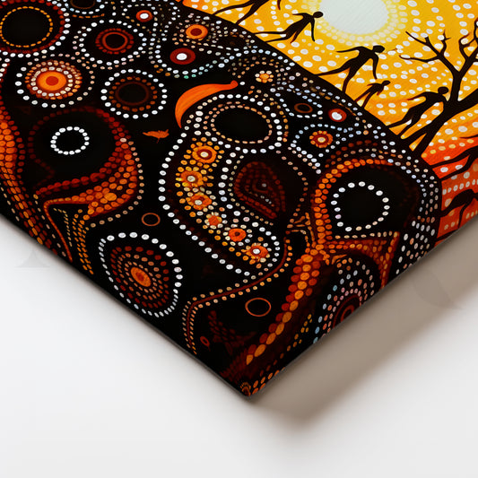 Sunset Spirits Canvas Artwork for Living Room