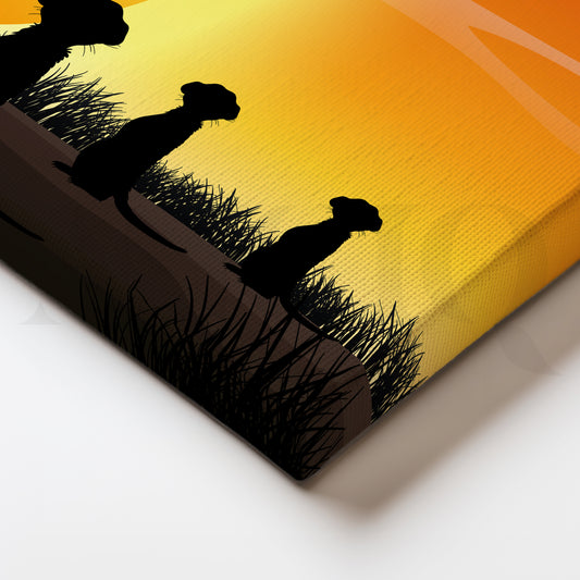 Savannah Sunset Canvas Artwork for Living Room
