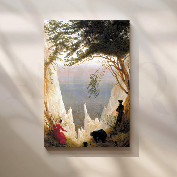 Chalk Cliffs at Rügen Canvas Artwork