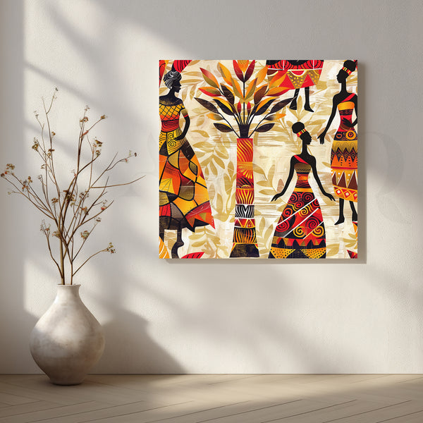 African Rhythms Canvas Artwork