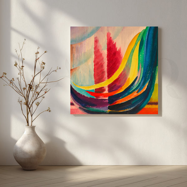 Chromatic Waves Canvas Artwork